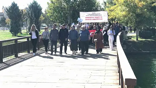 Elazığ'da Dünya Yürüyüş Günü etkinlikleri