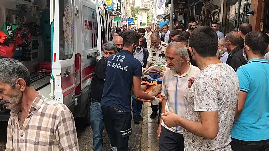 Elazığ'da elektrik akımına kapılan işçi yaralandı