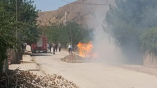 Elazığ'da faciadan dönüldü