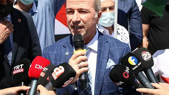 Elazığ'da Filistinli şehitler için gıyabi cenaze namazı kılındı