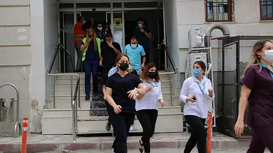Elazığ'da gerçeği aratmayan yangın ve deprem tatbikatı