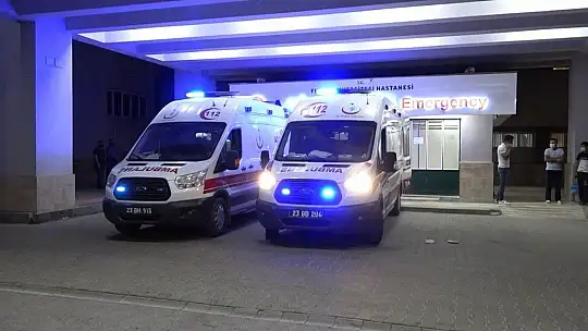 Elazığ'da gıda zehirlenmesi şüphesiyle 11 işçi hastaneye kaldırıldı