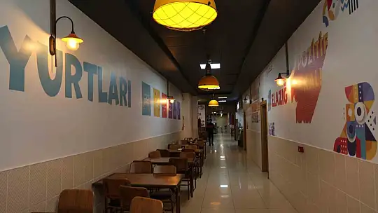 Elazığ'da GSB yurtları 5 yıldızlı otel konforunu aratmıyor