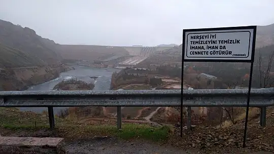 Elazığ'da hadis ve özlü sözler ile temizlik uyarısı