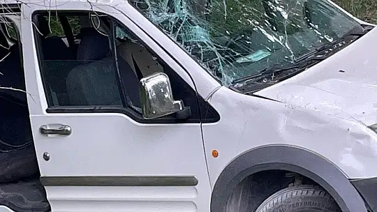 Elazığ'da hafif ticari araç şarampole uçtu: 3 yaralı