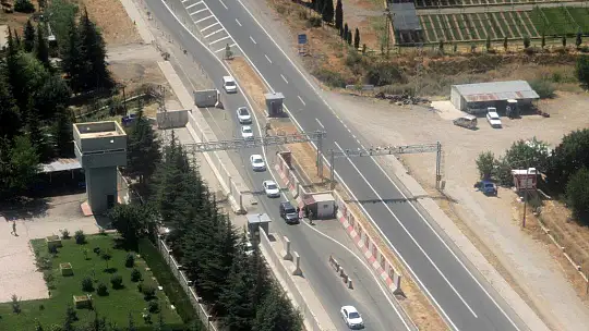 Elazığ'da helikopter destekli trafik denetimi