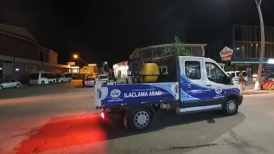 Elazığ'da ilaçlama çalışmaları sürüyor