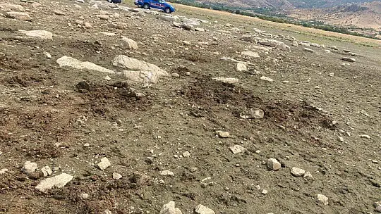 Elazığ'da kaçak kazı yapan şahıs suçüstü yakalandı