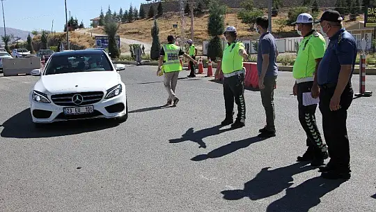 Elazığ'da kapsamlı trafik uygulaması