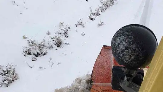 Elazığ'da karla mücadele başladı