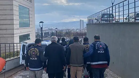 Elazığ'da kesinleşmiş hapis cezası olan 7 zanlı tutuklandı