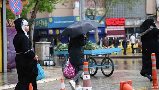 Elazığ'da kısa süreli sağanak