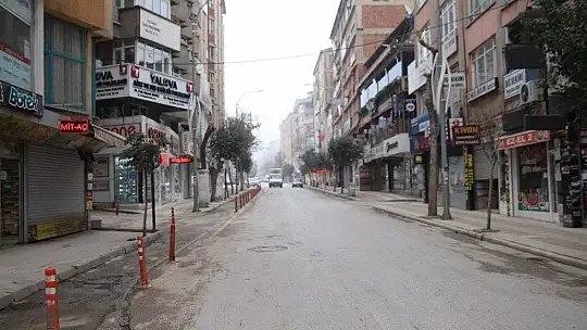 Elazığ'da kısıtlama sessizliği