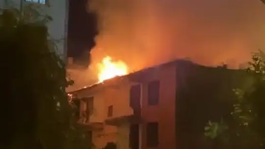 Elazığ'da korkutan yangın