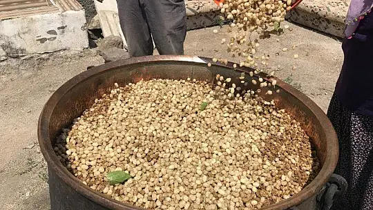 Elazığ'da köylerde doğal pekmez yapımı başladı