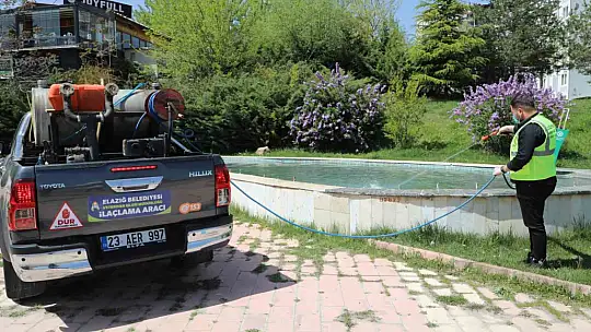 Elazığ'da larva ile mücadele çalışmaları sürüyor