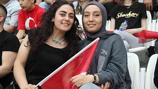 Elazığ'da milli maç coşkusu