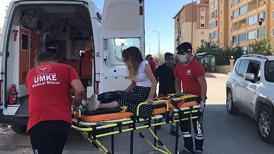 Elazığ'da minibüsten düşen kadın yaralandı
