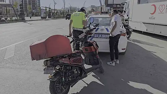 Elazığ'da motosikletlilere sıkı denetim