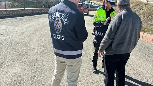 Elazığ'da okul önü denetimleri sürüyor