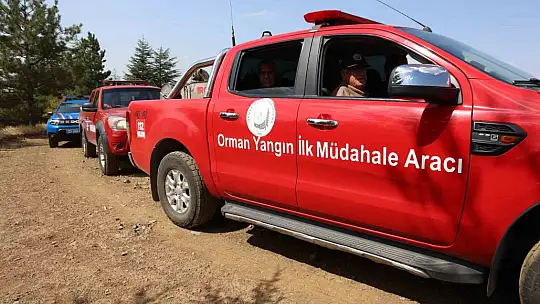 Elazığ'da orman ekipleri, havadan ve karadan denetimlerini sürdürüyor