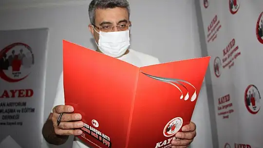 Elazığ'da örnek çalışma, plazma bağışları için çağrı merkezi