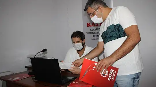 Elazığ'da örnek çalışma, plazma bağışları için çağrı merkezi