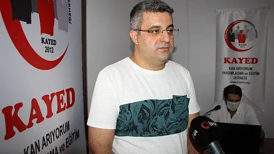 Elazığ'da örnek çalışma, plazma bağışları için çağrı merkezi