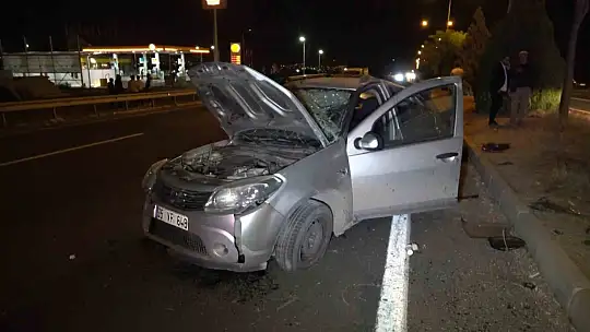Elazığ'da otomobil ağaca çarptı: 3 yaralı