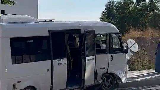 Elazığ'da otomobil ile minibüs çarpıştı: 1 yaralı