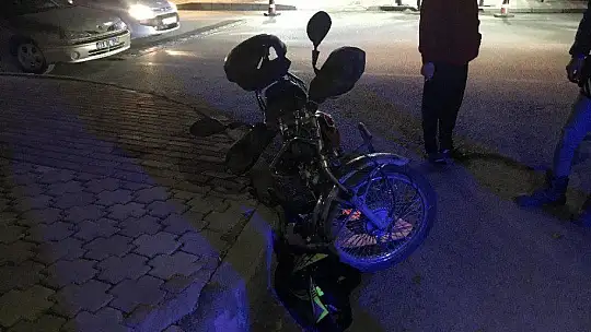 Elazığ'da otomobil ile motosiklet çarpıştı: 1 yaralı