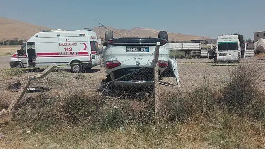 Elazığ'da otomobil takla attı: 1 ölü, 3 yaralı