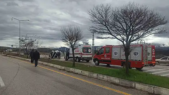 Elazığ'da otomobil takla attı: 1 yaralı