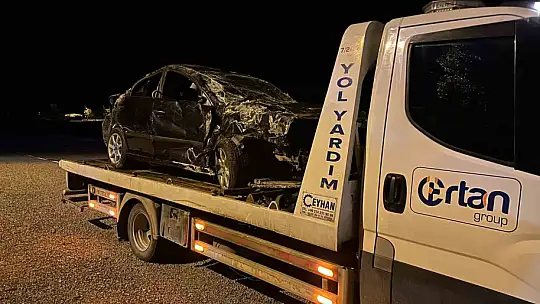 Elazığ'da otomobil takla attı: 1 ölü