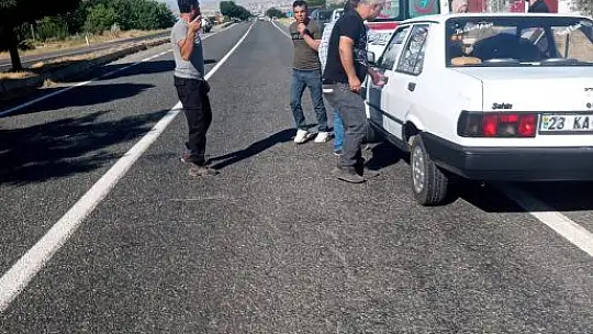 Elazığ'da otomobilin çarptığı yaya yaralandı