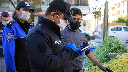 Elazığ'da pazarcılara HES kodu denetimi