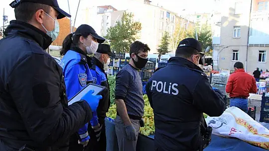 Elazığ'da pazarcılara HES kodu denetimi