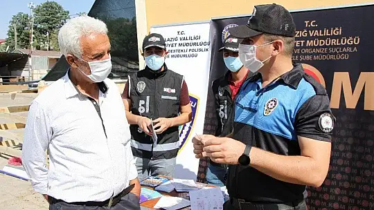 Elazığ'da polis, kurban pazarında sahte para uyarısı yaptı