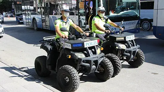 Elazığ'da polisler, ATV motorlu denetime başladı