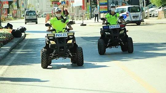 Elazığ'da polisler, ATV motorlu denetime başladı