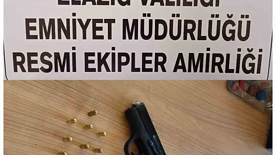 Elazığ'da ruhsatsız silah operasyonu