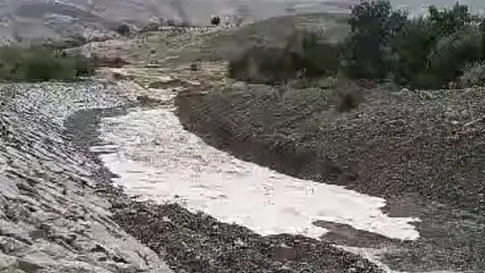 Elazığ'da sağanak dereleri taşırdı