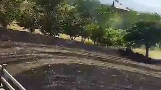 Elazığ'da samanlık ve arazi yangını: 60 dönüm arazi kül oldu
