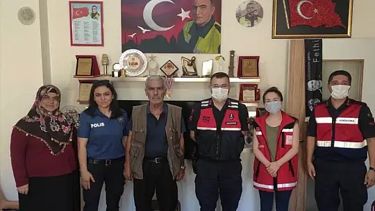 Elazığ'da şehit aileleri ve gaziler ziyaret edildi