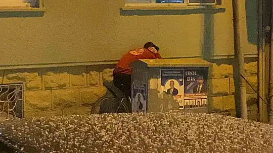 Elazığ'da şiddetli dolu yağışı