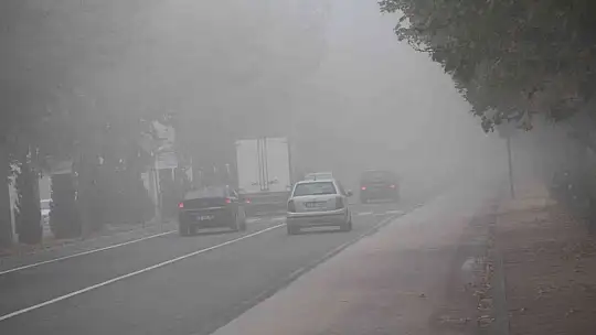 Elazığ'da sis etkili oldu