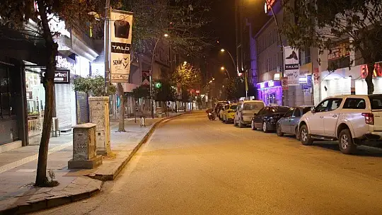 Elazığ'da sokağa çıkma kısıtlaması