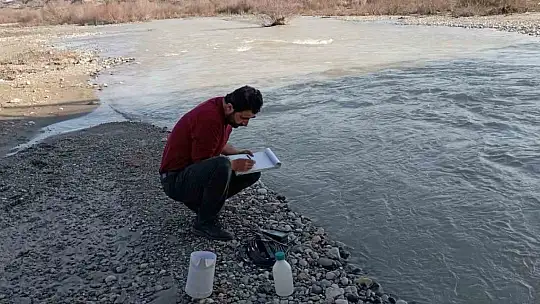 Elazığ'da su kaynaklarında saha çalışması