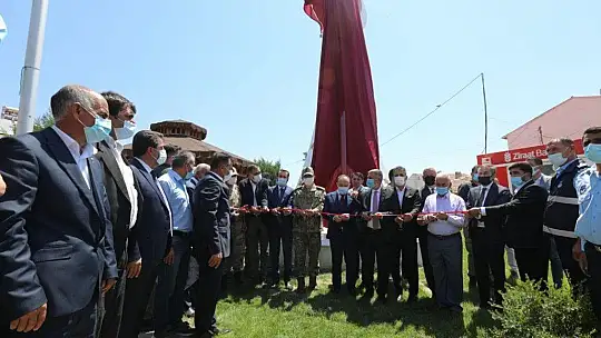 Elazığ'da temel atma ve şehitlik anıtı açılış programı
