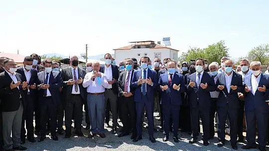 Elazığ'da temel atma ve şehitlik anıtı açılış programı
